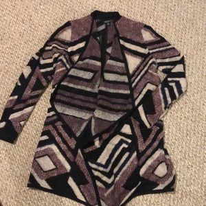 Lucky Brand Geometric Tribal Sweater